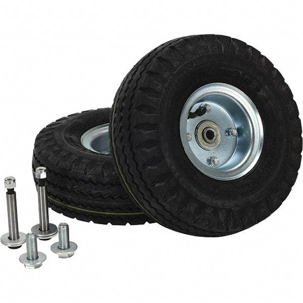 Vestil - 3-5/8" Wheel Width, Pneumatic Rear Wheel - USA Tool & Supply