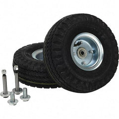 Vestil - 3-5/8" Wheel Width, Pneumatic Rear Wheel - USA Tool & Supply