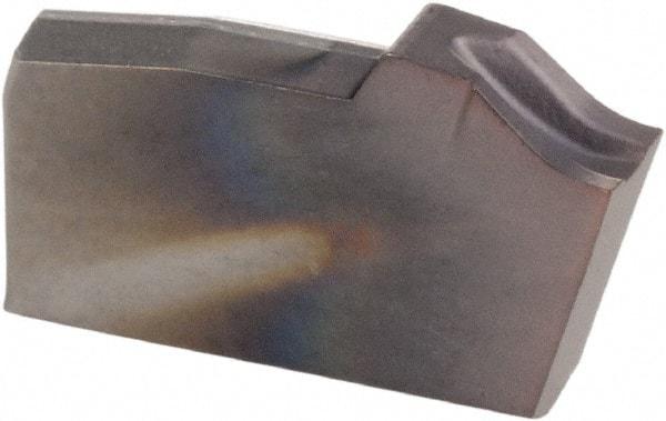 Kennametal - A22 CF KCU25 Grade, 0.087" Cutting Width, Carbide Cutoff Insert - 0° Neutral Lead Angle, AlTiN Coated, Single End - USA Tool & Supply