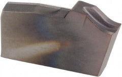Kennametal - A22 CF KCU25 Grade, 0.087" Cutting Width, Carbide Cutoff Insert - 0° Neutral Lead Angle, AlTiN Coated, Single End - USA Tool & Supply