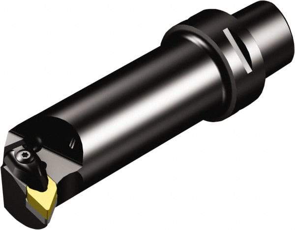 Sandvik Coromant - Right Hand Cut, Size C4, DNMG 332 Insert Compatiblity, Modular Turning & Profiling Cutting Unit Head - 17mm Ctr to Cutting Edge, 90mm Head Length, Through Coolant, Series T-Max P - USA Tool & Supply