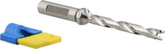 Iscar - 0.354" to 0.39" Diam, 8xD, 2.83" Max Depth, 1/2" Shank Diam, 5.23" OAL, Replaceable-Tip Drill - FCP, ICK, ICK-2M, ICM, ICP, iCP-2M Insert, 51101541 Toolholder, Series SumoCham - USA Tool & Supply