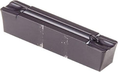 Kennametal - 0505G GMP Grade KCU25, 5.05mm Cutting Width Carbide Grooving Insert - 4.19mm Max Depth of Cut, Neutral, 0.79mm Corner Radius, AlTiN Finish - USA Tool & Supply