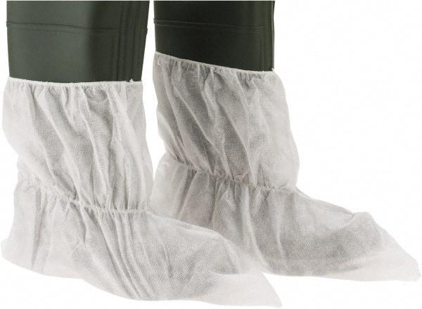 Dupont - Size XL, SureStep, Standard Boot Cover - White, Non-Chemical Resistant - USA Tool & Supply