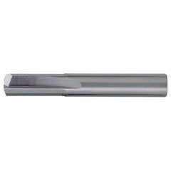 3/16″ × 3/16″ × 5/8″ × 2″ STR / RHC Solid Carbide 2-Flute Square End Straight Flute General Purpose End Mill - TiAlN - Exact Industrial Supply
