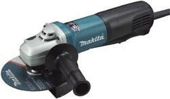 Makita - 6" Wheel Diam, 10,000 RPM, Corded Angle & Disc Grinder - 5/8-11 Spindle, 120 Volts, 13 Amps - USA Tool & Supply