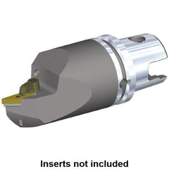 Kennametal - Left Hand Cut, Size KM63, VN.. Insert Compatiblity, Modular Turning & Profiling Cutting Unit Head - 115mm Head Length, Through Coolant, Series M-Clamping - USA Tool & Supply