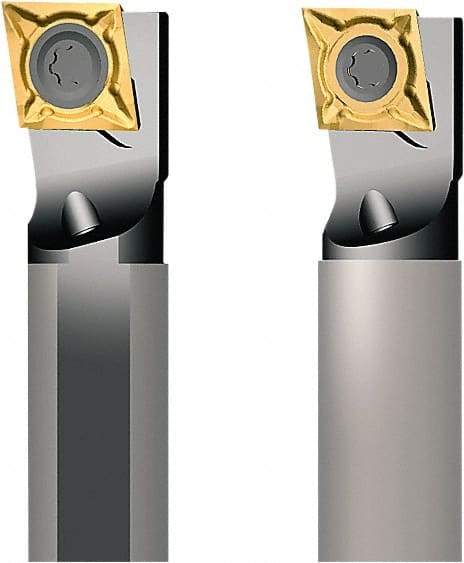 Seco - 22mm Min Bore Diam, 180mm OAL, 16mm Shank Diam, A-SCFC Indexable Boring Bar - 22mm Max Bore Depth, CC.. 09T3.. Insert, Screw Holding Method - USA Tool & Supply