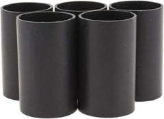 Value Collection - 2" Long Heat Shrink Electrical Tubing - Black - USA Tool & Supply