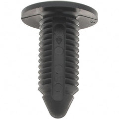 Value Collection - 10mm Hole Diam, 28mm OAL, Ratchet Shank, Nylon Panel Rivet - 10mm Material Thickness - USA Tool & Supply