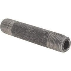 Value Collection - Schedule 80, 1/8" Diam x 2" Long Pipe Nipple - Seamless - USA Tool & Supply