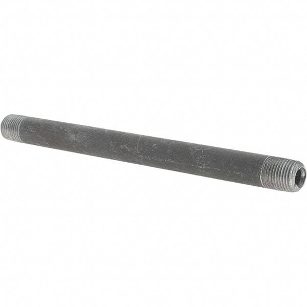 Value Collection - Schedule 80, 1/8" Diam x 5" Long Pipe Nipple - Seamless - USA Tool & Supply