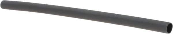 Value Collection - 6" Long Heat Shrink Electrical Tubing - Black - USA Tool & Supply