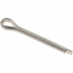 Value Collection - 3/16" Diam x 1-1/2" Long Extended Prong Cotter Pin - Grade 18-8, Uncoated, Stainless Steel - USA Tool & Supply