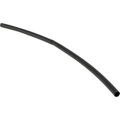 Value Collection - 12" Long Heat Shrink Electrical Tubing - Black - USA Tool & Supply