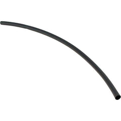 Value Collection - 12" Long Heat Shrink Electrical Tubing - Black - USA Tool & Supply