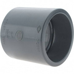 Value Collection - 3" PVC Plastic Pipe Coupling - Slip x Slip End Connections - USA Tool & Supply