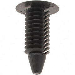 Value Collection - 5mm Hole Diam, Plastic Panel Rivet - 15.5mm Length Under Head, 5mm Material Thickness - USA Tool & Supply