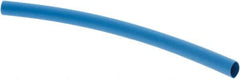 Value Collection - 6" Long Heat Shrink Electrical Tubing - Blue - USA Tool & Supply