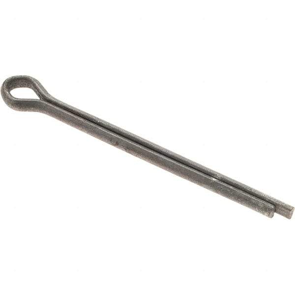 Value Collection - 5/32" Diam x 2" Long Extended Prong Cotter Pin - Grade 2, Zinc-Plated, Steel - USA Tool & Supply