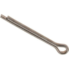 Value Collection - 5/32" Diam x 1-1/2" Long Extended Prong Cotter Pin - Grade 2, Zinc-Plated, Steel - USA Tool & Supply