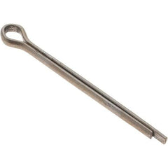 Value Collection - 7/64" Diam x 1-1/2" Long Extended Prong Cotter Pin - Grade 2, Uncoated, Steel - USA Tool & Supply