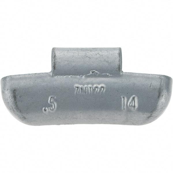 Value Collection - 0.5 oz LH Wheel Weight - Zinc, For Use with Automotive & Light Trucks - USA Tool & Supply