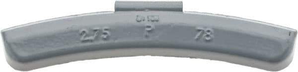 Value Collection - 2.75 oz T Wheel Weight - Zinc, For Use with Domestic Light Trucks - USA Tool & Supply