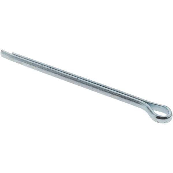 Value Collection - 7/64" Diam x 2" Long Hammerlock Cotter Pin - Grade 2, Zinc-Plated, Steel - USA Tool & Supply