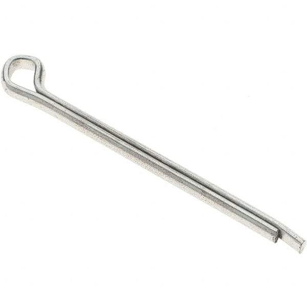 Value Collection - 7/64" Diam x 1-3/4" Long Hammerlock Cotter Pin - Grade 2, Zinc-Plated, Steel - USA Tool & Supply