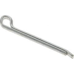 Value Collection - 7/64" Diam x 1-1/4" Long Hammerlock Cotter Pin - Grade 2, Zinc-Plated, Steel - USA Tool & Supply