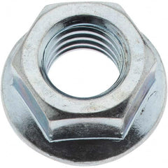 Value Collection - 1/2-13, 1/2" Flange Diam, Serrated Flange Nut - USA Tool & Supply