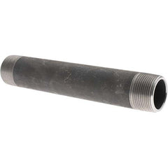Value Collection - Black Pipe Nipples & Pipe Style: Welded Pipe Size: 1-1/4 (Inch) - USA Tool & Supply