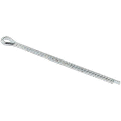 1/16″ Diam x 1-1/4″ Long Extended Prong Cotter Pin Steel, Zinc-Plated