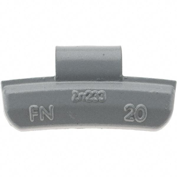 Value Collection - 20 g FN Wheel Weight - Zinc, For Use with Automotive & Light Trucks - USA Tool & Supply