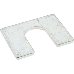 Made in USA - Metal Shim Stock Type: Slotted Shim Material: Steel - USA Tool & Supply