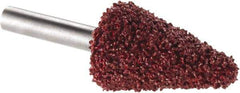 KUTZALL - 3/4" Cut Diam, 1/4" Shank Diam, Taper Head Burr - Carbide - USA Tool & Supply