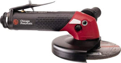 Chicago Pneumatic - 6" Wheel Diam, 10,000 RPM, Pneumatic Angle & Disc Grinder - 5/8-11 Spindle, 68 CFM - USA Tool & Supply