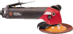 Chicago Pneumatic - 5" Max Disc, 12,000 RPM, Pneumatic Handheld Disc Sander - 42 CFM, 3/8" Inlet, 2.3 hp, 90 psi - USA Tool & Supply