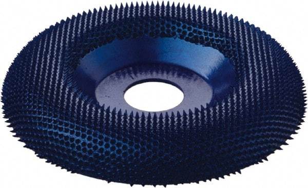 KUTZALL - 4-1/2" Wheel Diam, 5/8" Wheel Thickness, 7/8" Arbor Hole, Type 27 Depressed Center Wheel - Tungsten Carbide, 15,000 Max RPM - USA Tool & Supply