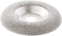 KUTZALL - 4-1/2" Wheel Diam, 5/8" Wheel Thickness, 7/8" Arbor Hole, Type 27 Depressed Center Wheel - Tungsten Carbide, 15,000 Max RPM - USA Tool & Supply