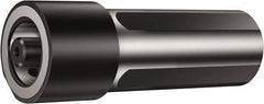 Sandvik Coromant - 40;C3 System Size, Modular Tool Holding System Adapter - 18mm Projection, 45.5mm Body Diam, 118mm OAL, Through Coolant - Exact Industrial Supply