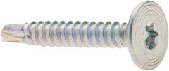 Value Collection - #10-16, Flat Head, Torx Drive, 1-1/4" Self Drilling Screw - Steel, Zinc-Plated Finish - USA Tool & Supply