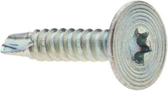 Value Collection - #10-16, Flat Head, Torx Drive, 1" Self Drilling Screw - Steel, Zinc-Plated Finish - USA Tool & Supply