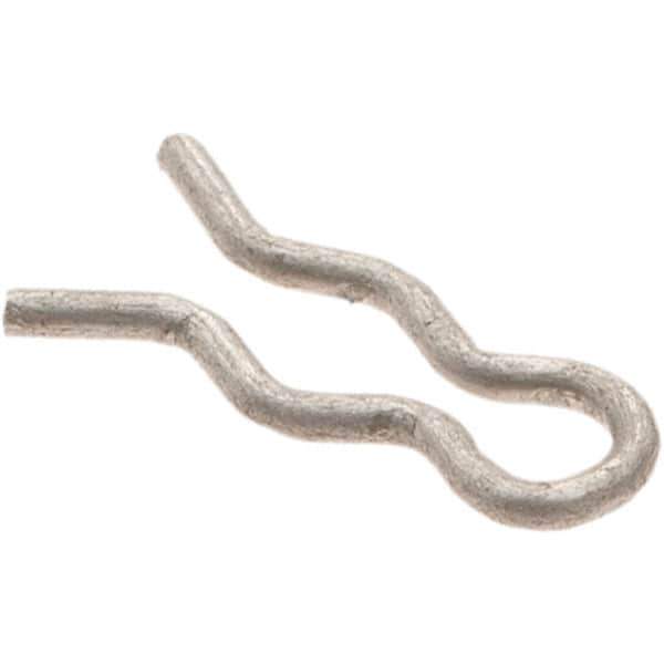 Value Collection - 5/64" Groove, 5/16" Long, Stainless Steel Hair Pin Clip - 0.029" Clip Diam, 1/8" Shaft Diam, Grade 302 & 18-8 - USA Tool & Supply