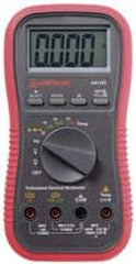 Amprobe - AM-250, CAT III, CAT II, 1,000 VAC/VDC, Digital Auto Ranging Average Responding Manual Ranging Multimeter - 40 mOhm, Measures Voltage, Capacitance, Current, Frequency, Resistance, Temperature - USA Tool & Supply