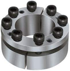 Climax Metal Products - M10 Thread, 3-7/16" Bore Diam, 5.118" OD, Shaft Locking Device - 9 Screws, 34,204 Lb Axial Load, 5.118" OAW, 0.945" Thrust Ring Width - USA Tool & Supply