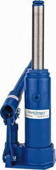 Value Collection - 2 Ton Capacity Side Pump Bottle Jack - 7-1/8" to 13-3/4" High, 4-5/8" Piston Stroke, 2" Screw Length, 1/2" Screw Diam, 0.86" Plunger Diam, 3-3/4" Long x 3-5/8" Wide Base - USA Tool & Supply