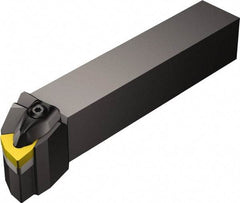 Sandvik Coromant - DWLNR/L, Right Hand Cut, -5° Lead Angle, 32mm Shank Height x 25mm Shank Width, Negative Rake Indexable Turning Toolholder - 170mm OAL, WNMG 08 04 08, WNMG 432 Insert Compatibility, Series T-Max P - USA Tool & Supply