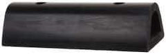 Value Collection - 12 Inch Long x 4-1/2 Inch High x 4 Inch Projection Extruded Half-Oval Fender Bumper - 12 Inch Long x 4-1/2 Inch High x 4 Inch Projection Extruded Half-Oval Fender Bumper - USA Tool & Supply